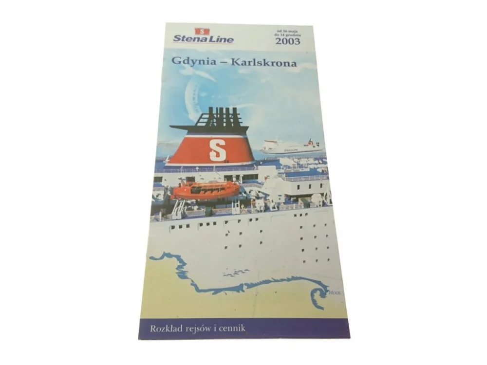 Niska cena STENALINE 2003 GDYNIA-KARLSKRONA. ROZKŁAD REJSÓW