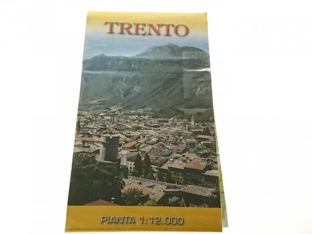 TRENTO. PIANTA DELLA CITTA 1: 12 000 Obniżka ceny