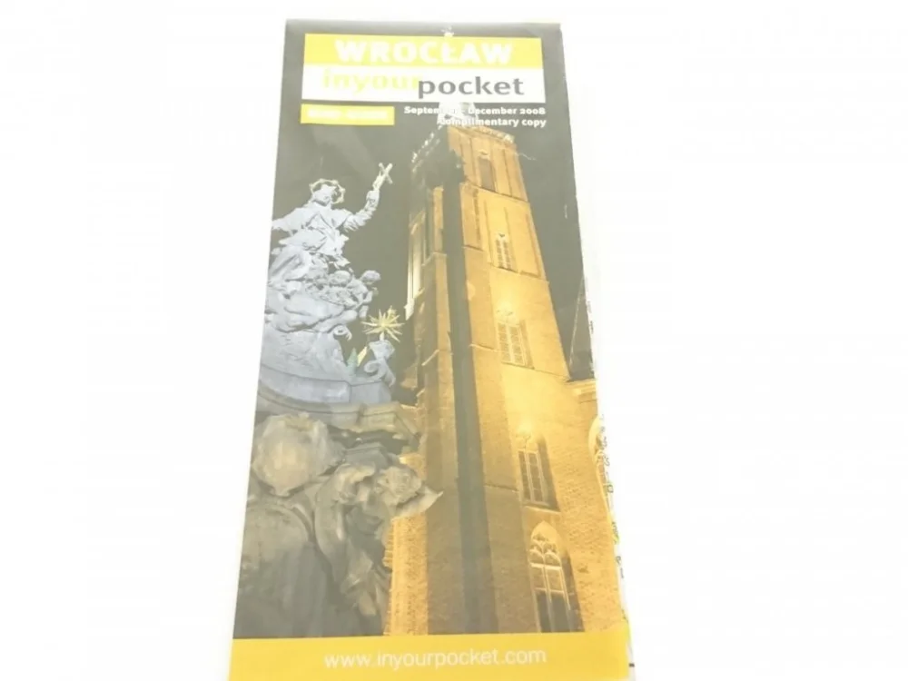 WROCŁAW IN YOUR POCKET. MINI-GUIDE 2008 Hit sprzedaży