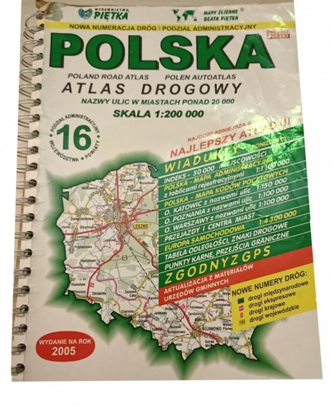 Hit cenowy POLSKA ATLAS DROGOWY 1: 200 000