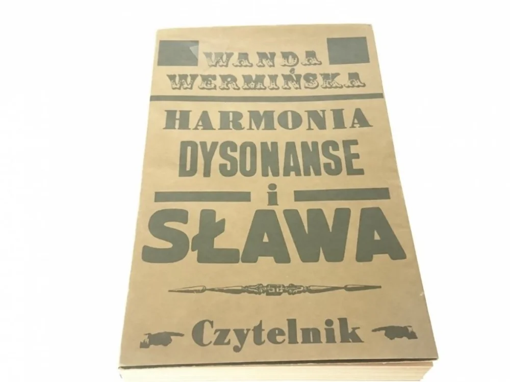 Niska cena HARMONIA DYSONANSE I SŁAWA - Wanda Wermińska 1987