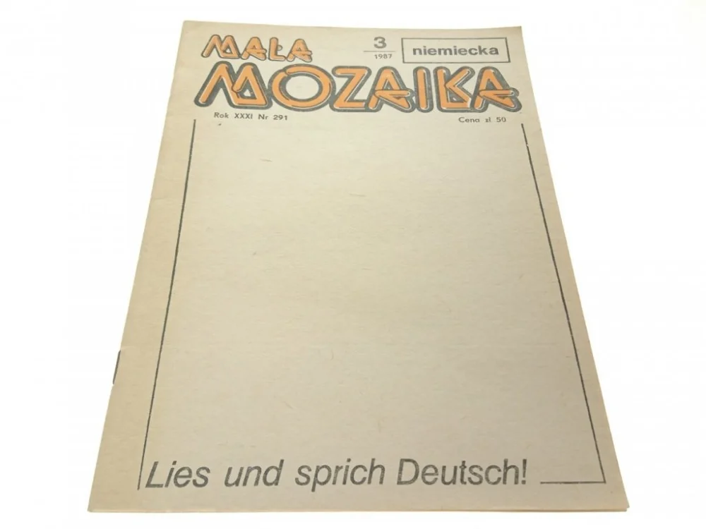 Hit cenowy MAŁA MOZAIKA NIEMIECKA NR 3-1987