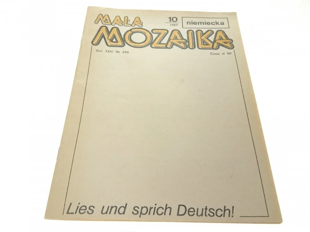 MAŁA MOZAIKA NIEMIECKA NR 10-1987 Rabat