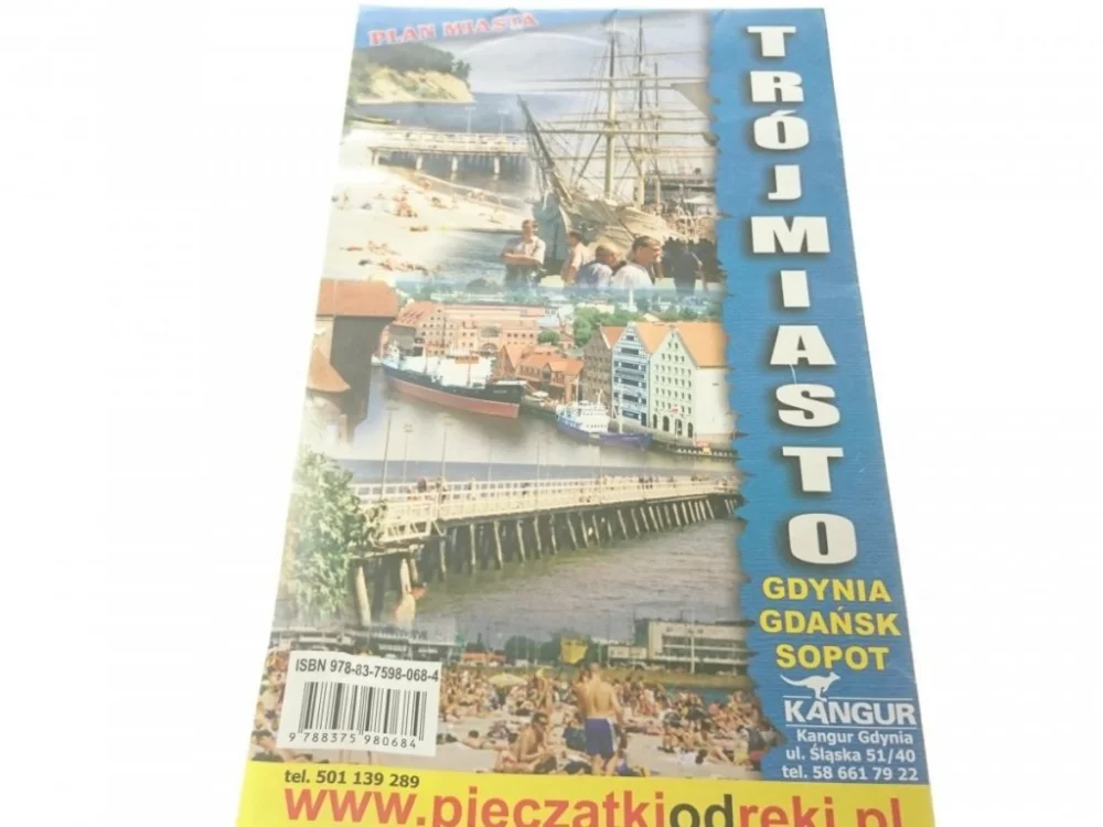 Wyprzedaż TRÓJMIASTO. PLAN MIASTA. MAPA Z OGŁOSZENIAMI