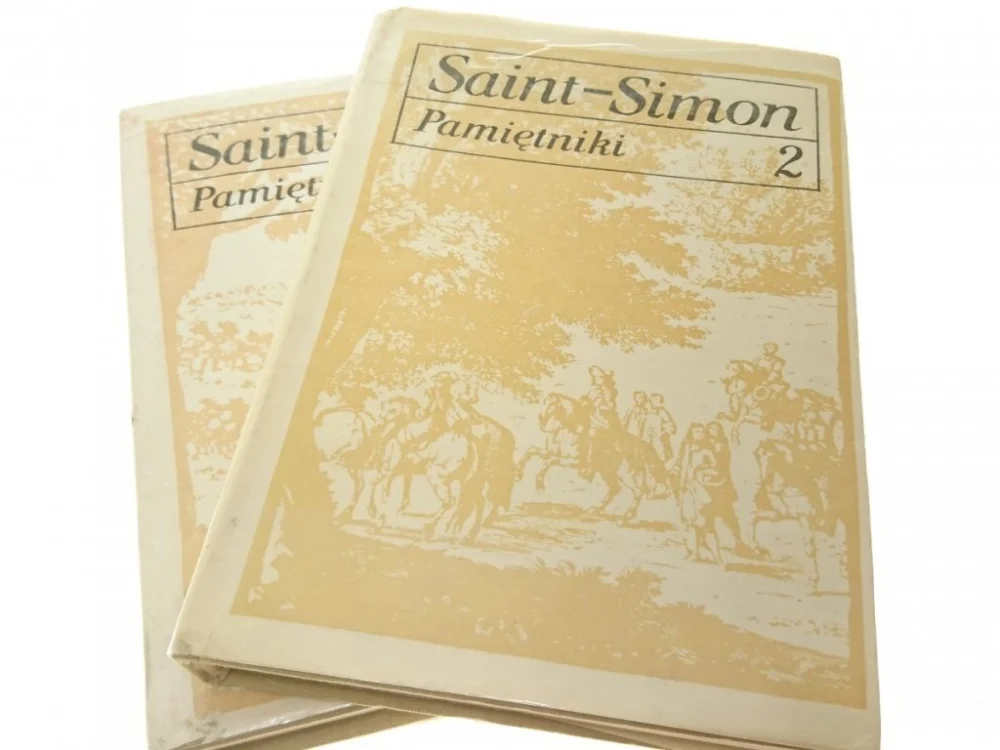 SAINT-SIMON. PAMIĘTNIKI TOM 1 i 2 1984 Zniżka