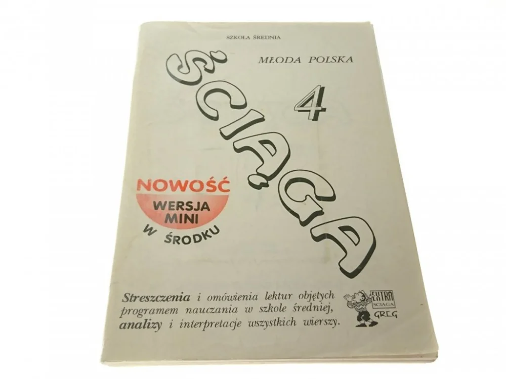 ŚCIĄGA 4 MŁODA POLSKA - Dariusz Pietrzyk 1996 Najlepsza cena