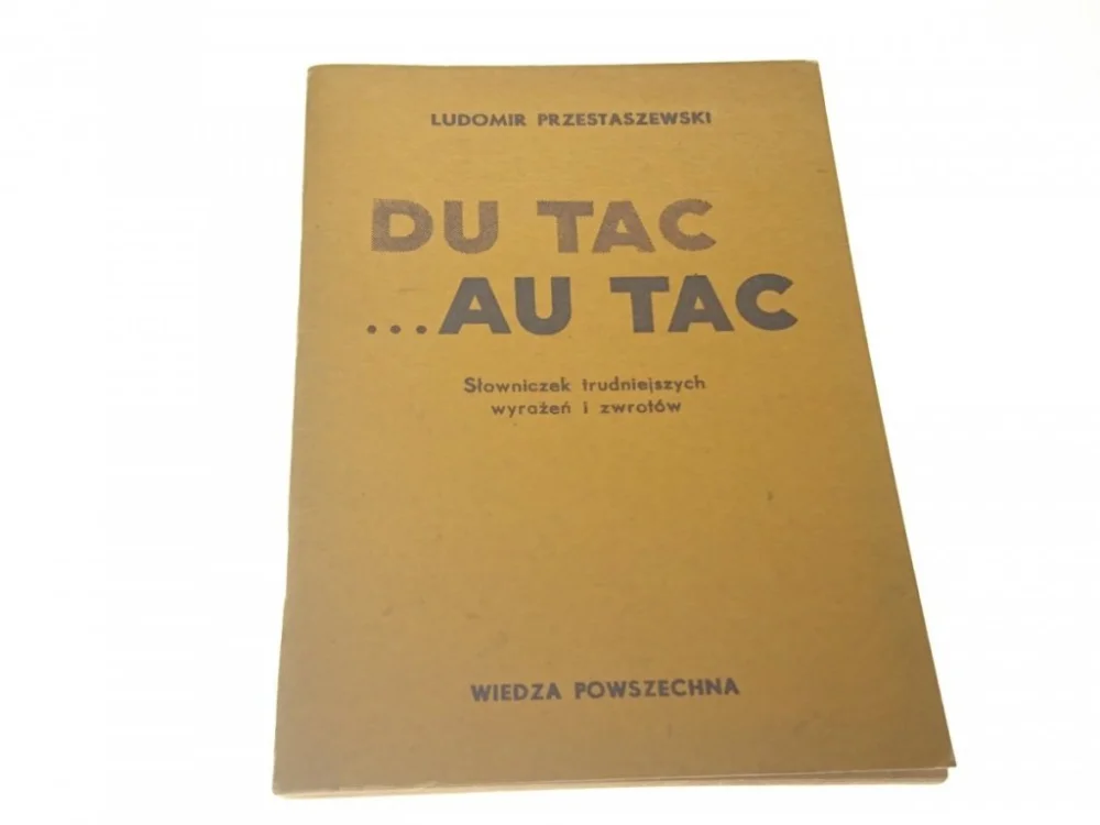 Rabat DU TAC AU TAC - Ludomir Przestaszewski 1978