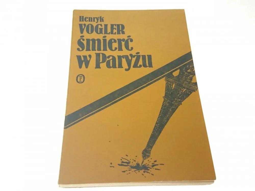 ŚMIERĆ W PARYŻU - Henryk Vogler 1987 Dostępne od ręki