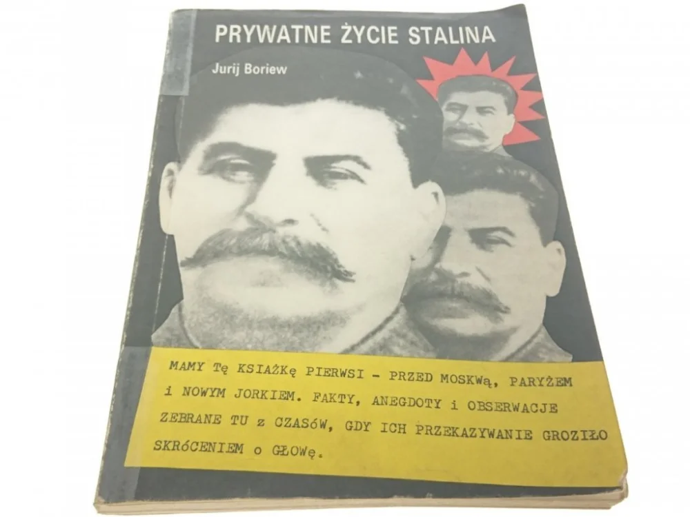 Bezpieczne zakupy PRYWATNE ŻYCIE STALINA - Jurij Boriew 1989