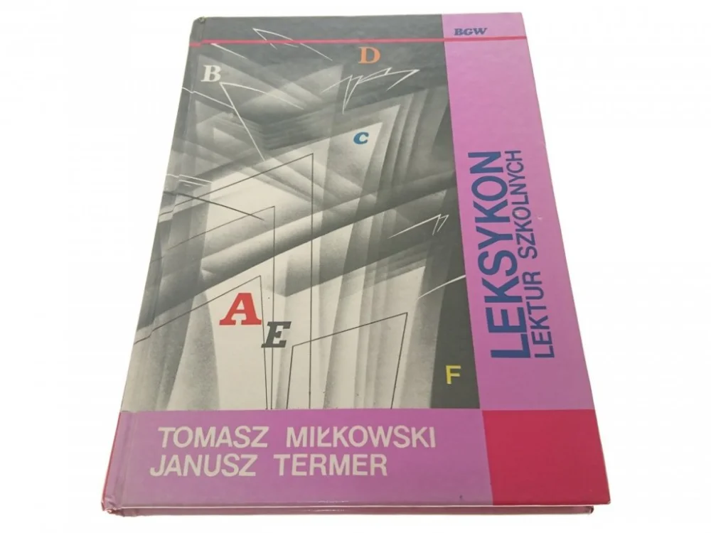 LEKSYKON LEKTUR SZKOLNYCH - Tomasz Miłkowski 1993 Cena promocyjna