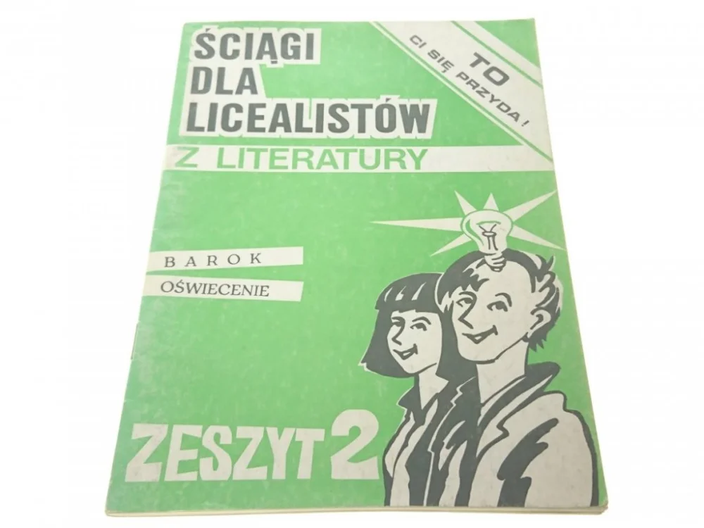 ŚCIĄGI DLA LICEALISTÓW Z LITERATURY ZESZYT 2 BAROK Taniej