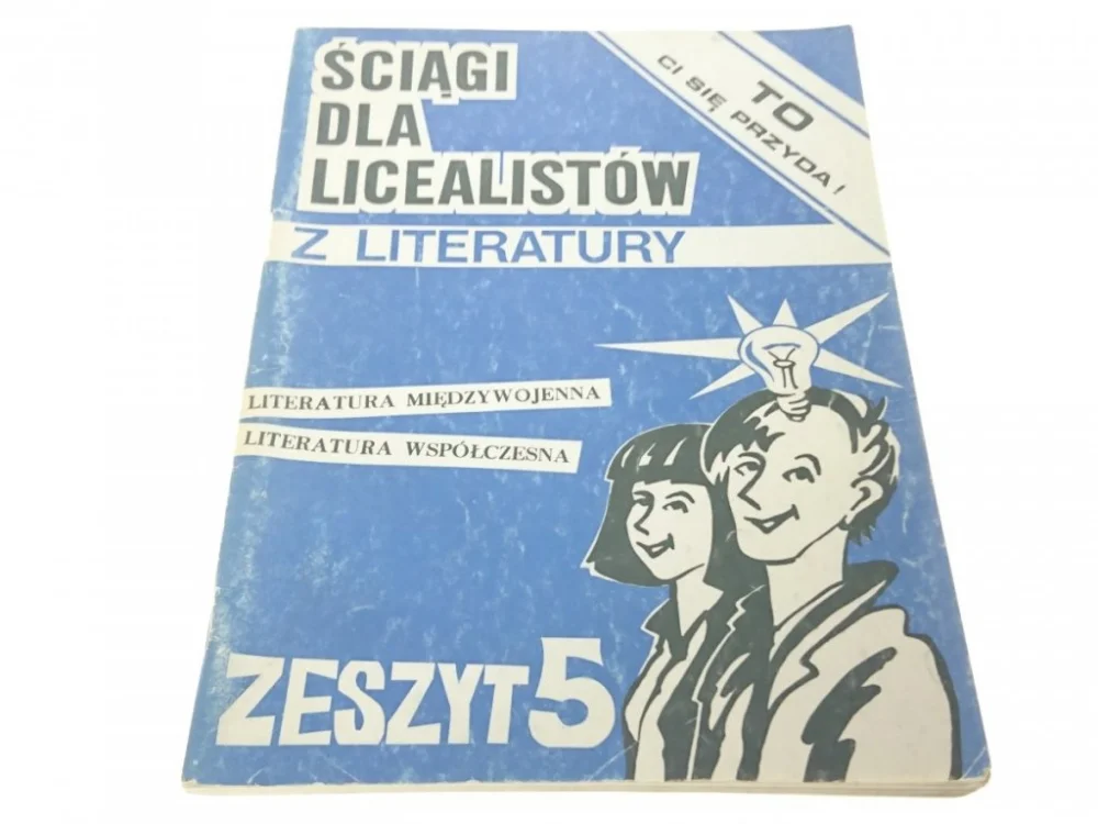 ŚCIĄGI DLA LICEALISTÓW Z LITERATURY ZESZYT 5 Ekspresowa dostawa