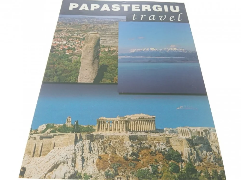Wysoka jakość PAPASTERGIU TRAVEL. BROSZURA