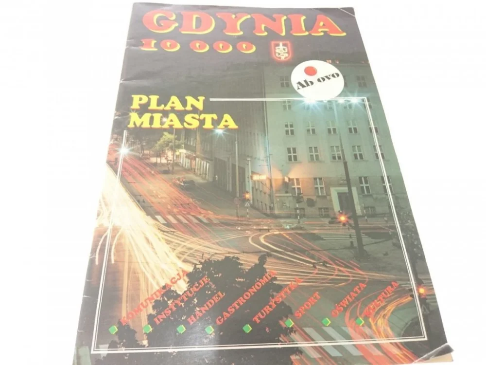 GDYNIA 10 000 PLAN MIASTA 1992 Bestseller