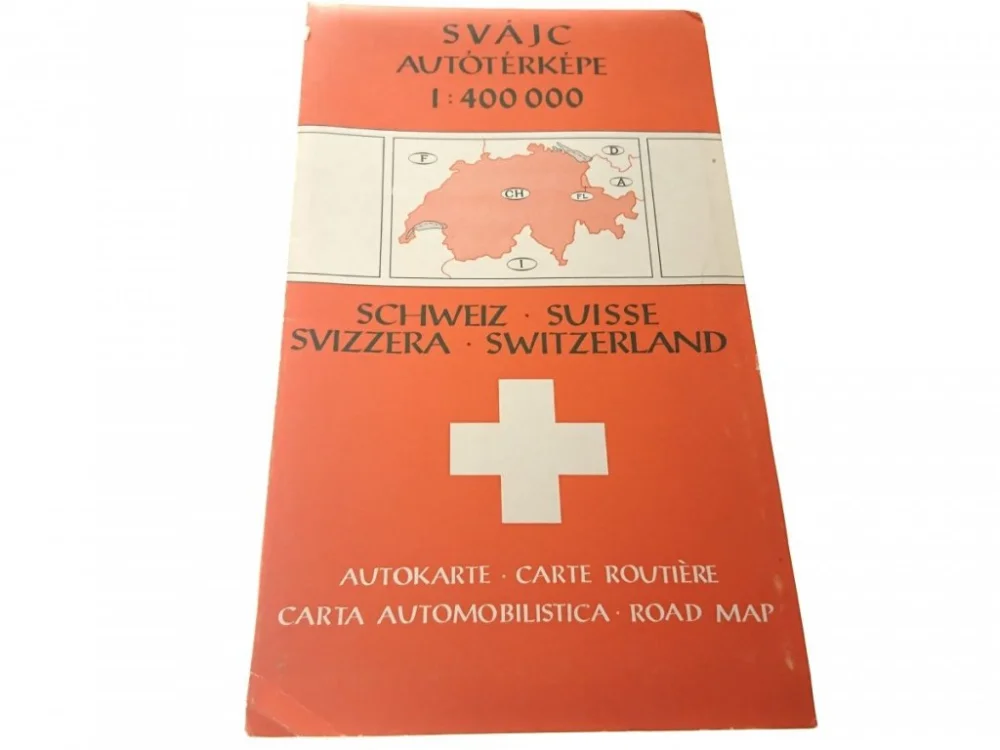 Kup teraz SWITZERLAND. ROAD MAP 1: 400 000