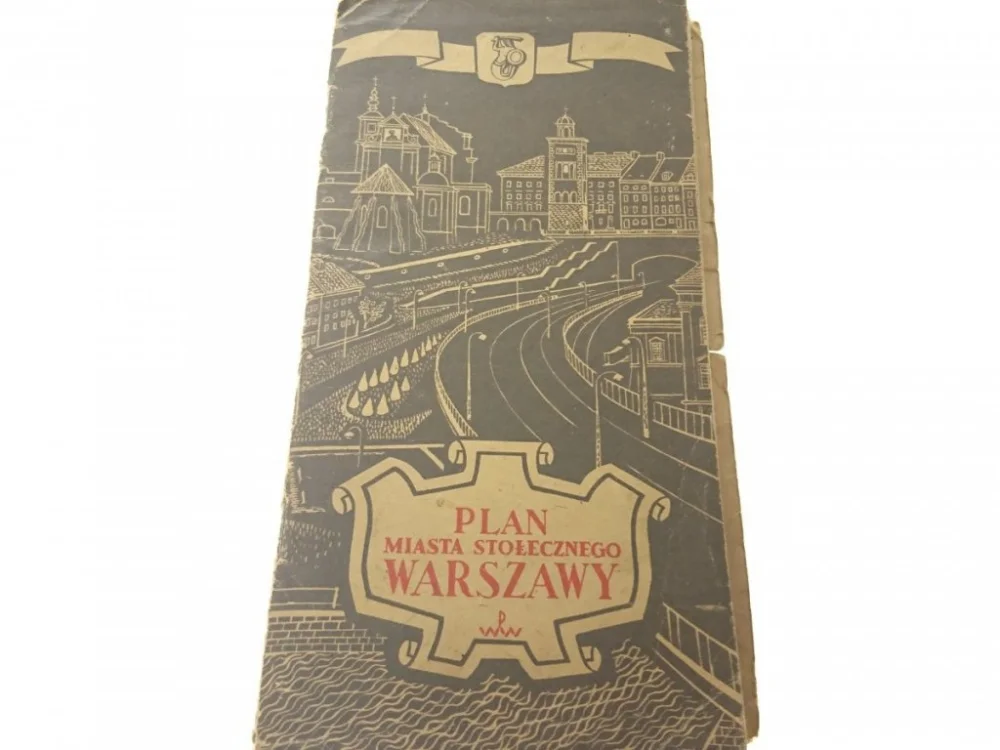 Hit sprzedaży PLAN MIASTA STOŁECZNEGO WARSZAWY 1950