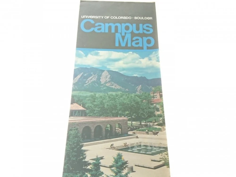 Szybka dostawa UNIVERSITY OF COLORADO. BOULDER. CAMPUS MAP