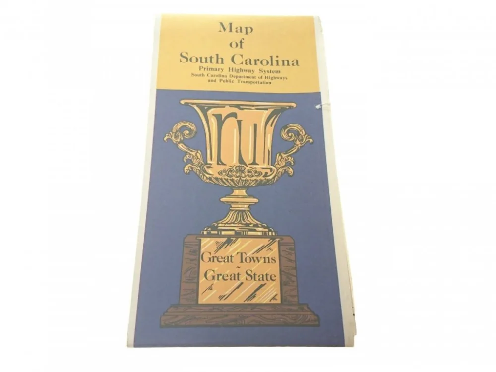 MAP OF SOUTH CAROLINA. PRIMARY HIGHWAY SYSTEM Taniej
