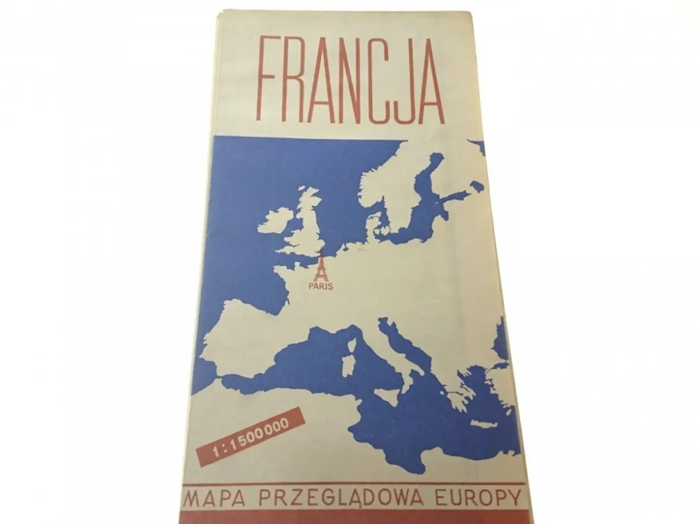Oferta czasowa FRANCJA. MAPA PRZEGLĄDOWA EUROPY 1974