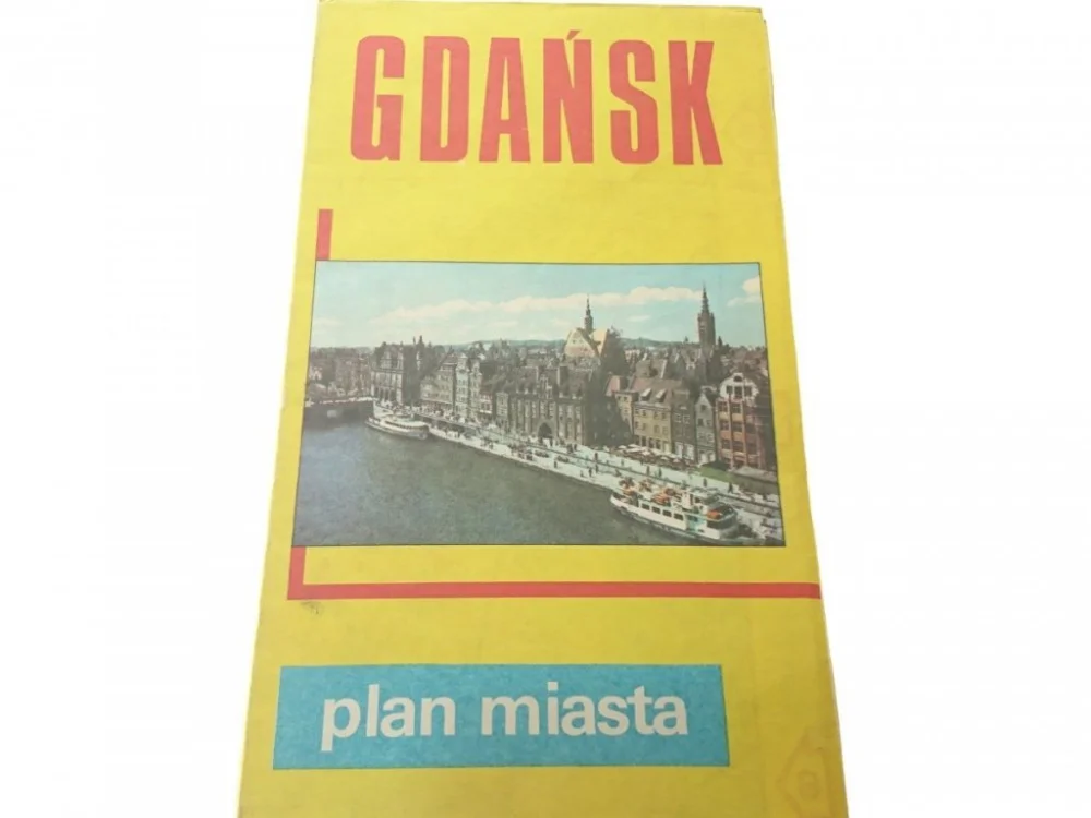 GDAŃSK. PLAN MIASTA 1983 Premium