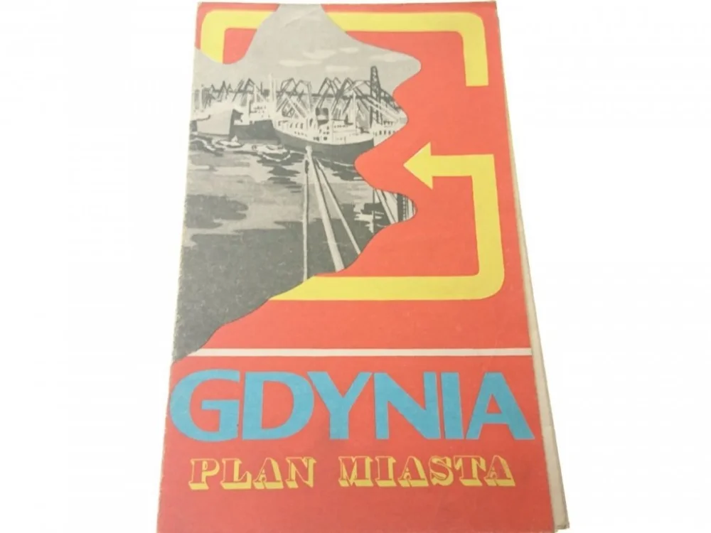 GDYNIA. PLAN MIASTA 1979 Premium