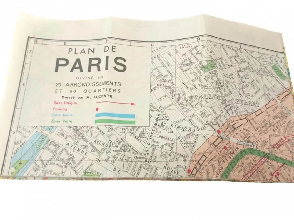 Szybka dostawa PLAN DE PARIS