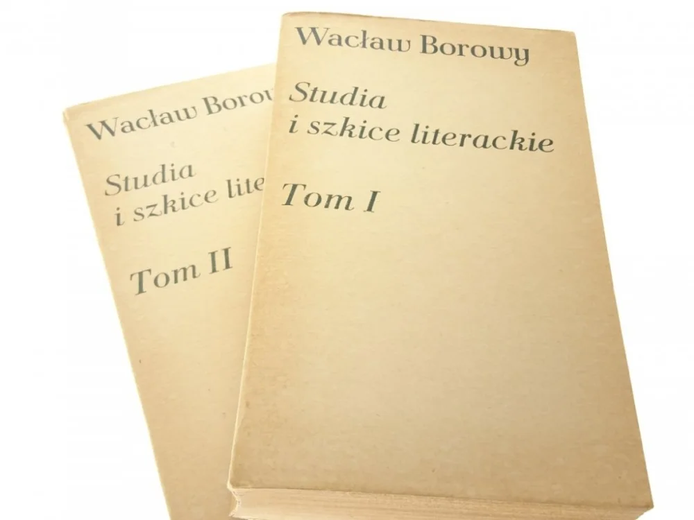 Hit cenowy STUDIA I SZKICE LITERACKIE TOM I i II Borowy 1983