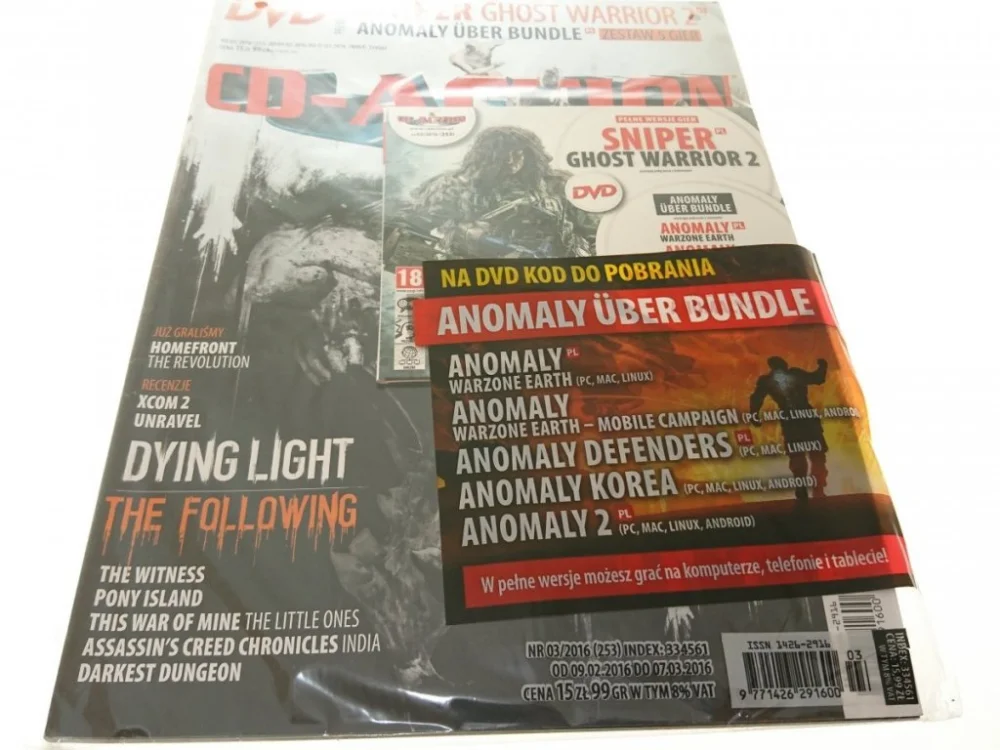 Oferta CD-ACTION 3-2016 + PŁYTA DVD