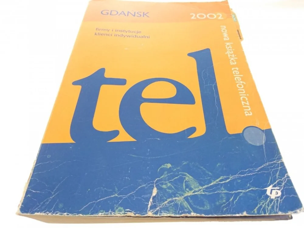 Dostępne od ręki GDAŃSK 2002 NOWA KSIĄŻKA TELEFONICZNA