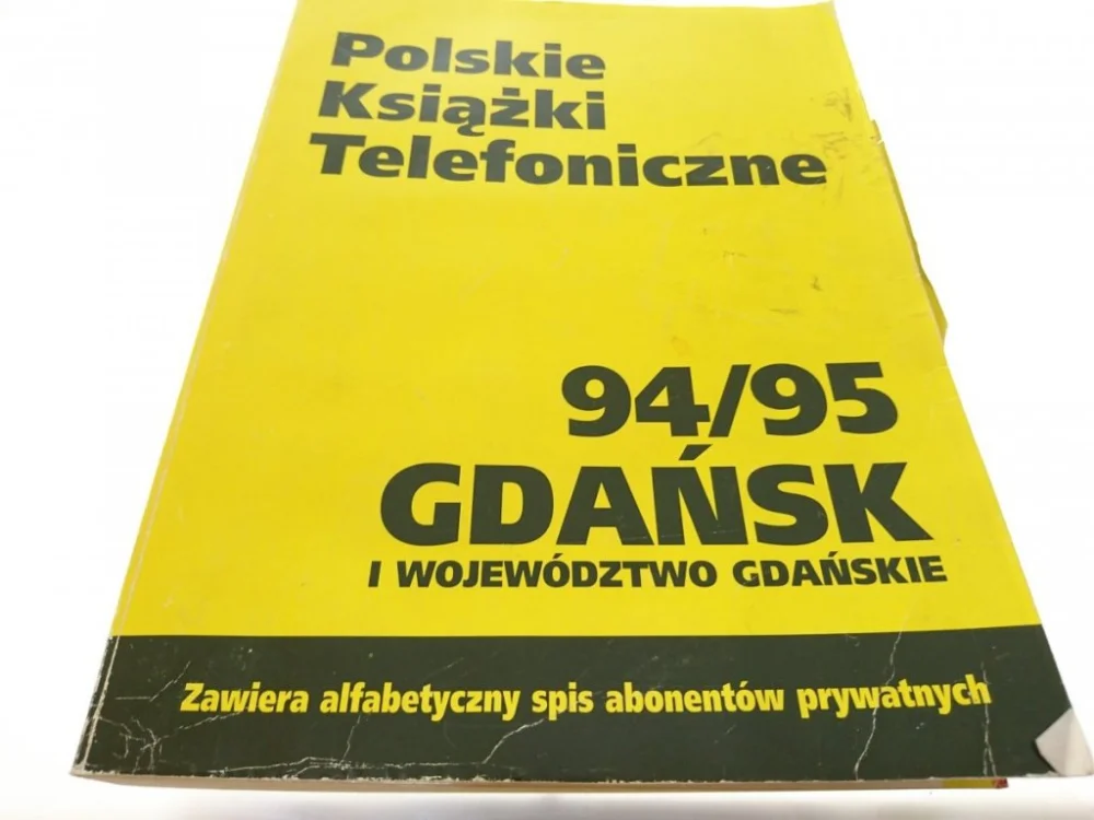 POLSKIE KSIĄŻKI TELEFONICZNE 94/95 GDAŃSK Nie przegap