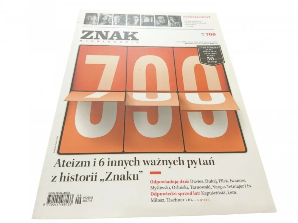 Nowość ZNAK NR 700 WRZESIEŃ 2013