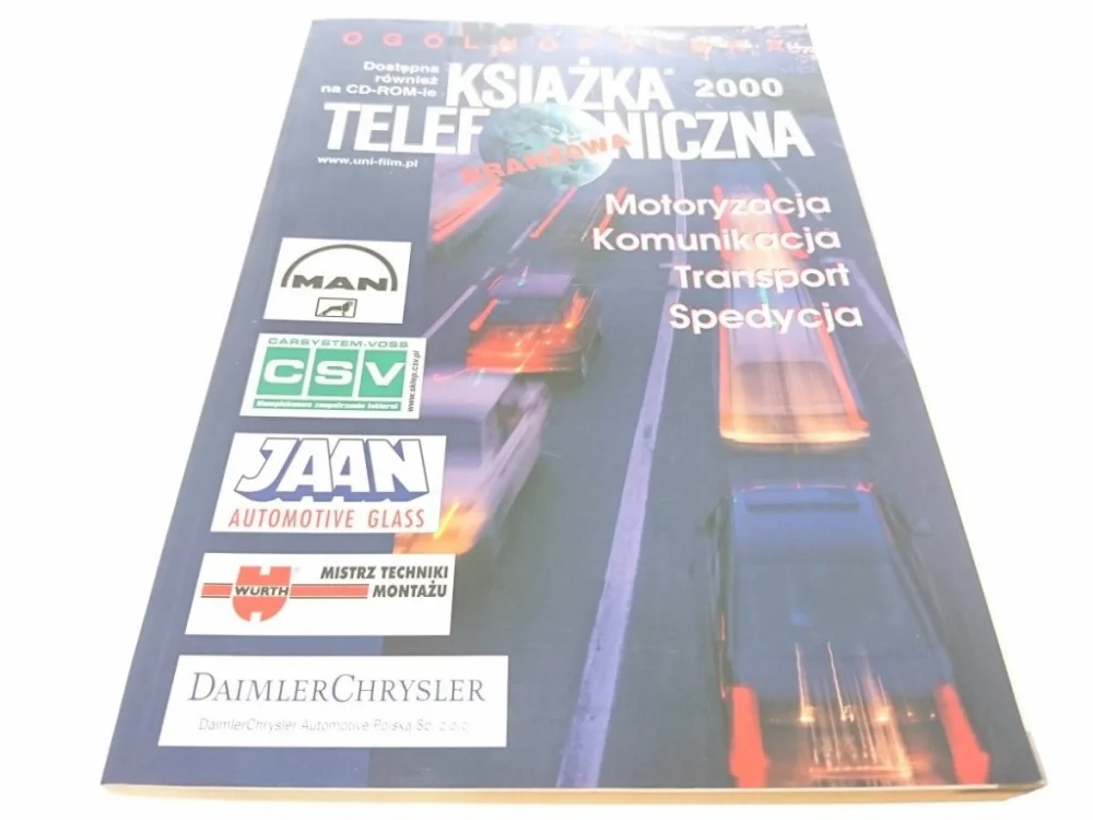 Do wyczerpania zapasów OGÓLNOPOLSKA KSIĄŻKA TELEFONICZNA 2000 UNI-FILM.PL