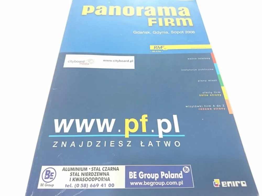Oferta PANORAMA FIRM GDAŃSK GDYNIA SOPOT 2006