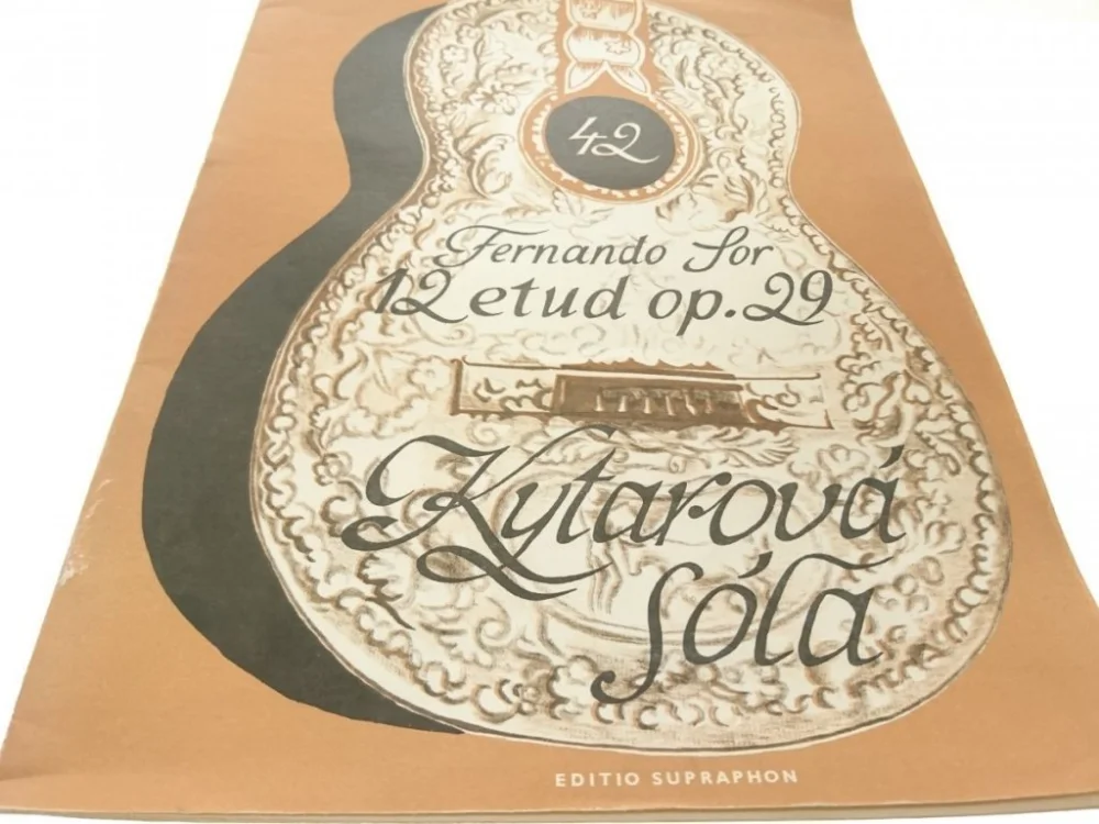 FERNANDO FOR 12 ETUD OP. 29 KYTAROVA SOLA 1986 Oferta limitowana