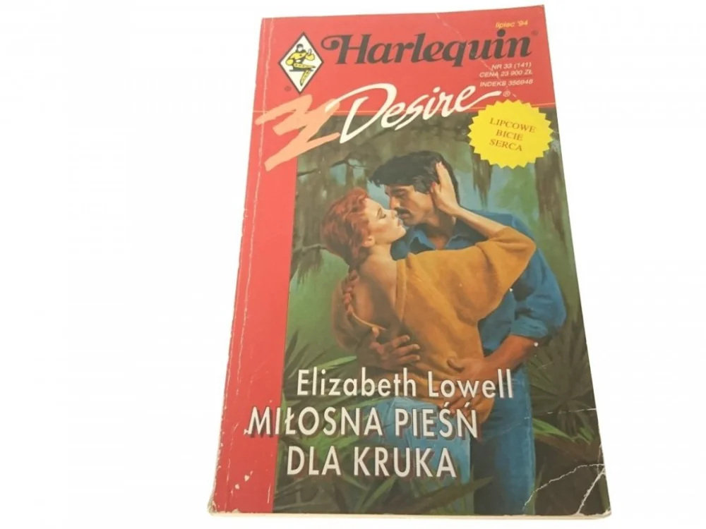 MIŁOSNA PIEŚŃ DLA KRUKA - Elizabeth Lowell 1994 Nowy