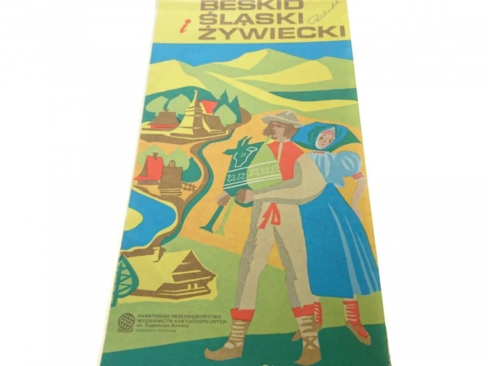BESKID ŚLĄSKI I ŻYWIECKI. MAPA TURYSTYCZNA 1987 Tylko do końca tygodnia