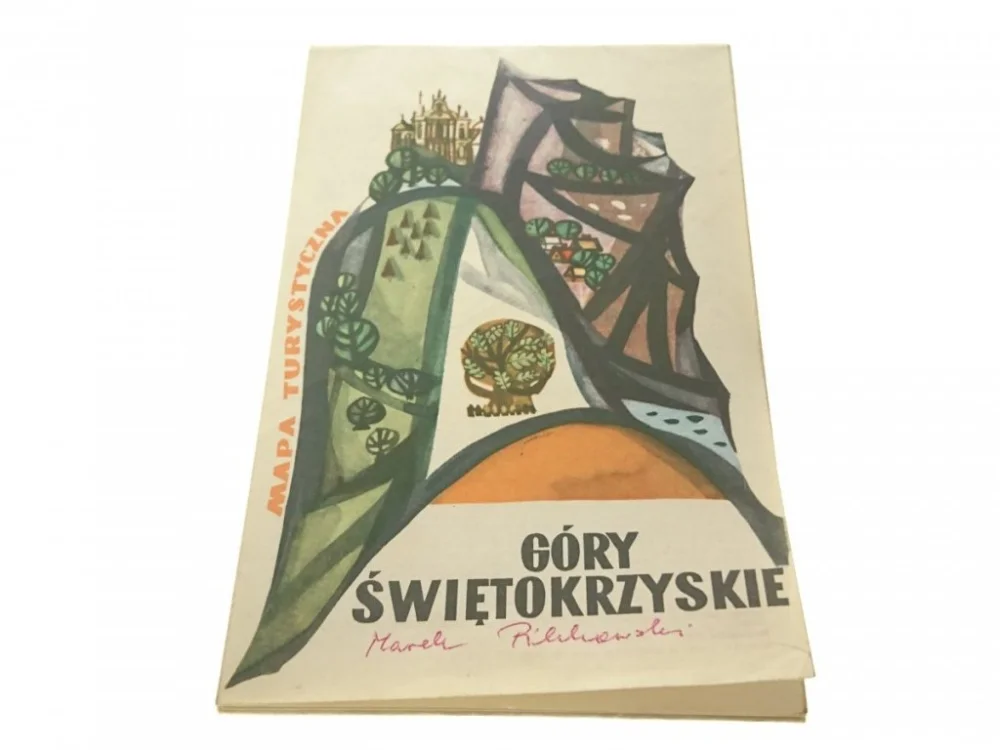 Kup teraz GÓRY ŚWIĘTOKRZYSKIE 1965 MAPA TURYSTYCZNA