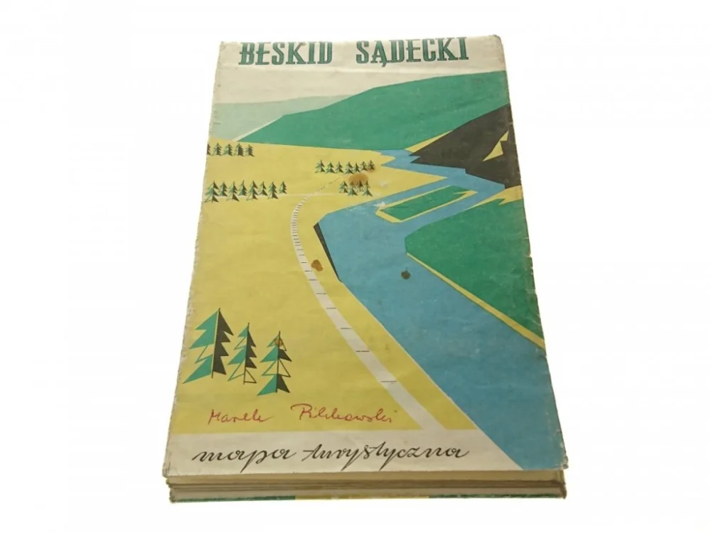 BESKID SĄDECKI. MAPA TURYSTYCZNA 1965 Nie przegap