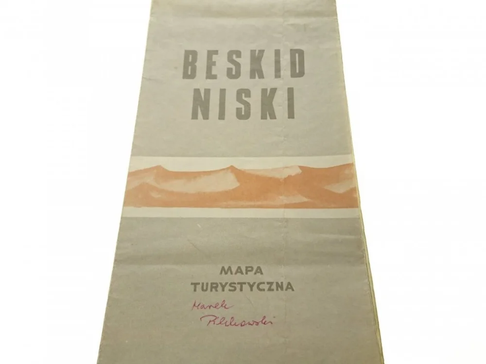 Oferta czasowa BESKID NISKI. MAPA TURYSTYCZNA 1966