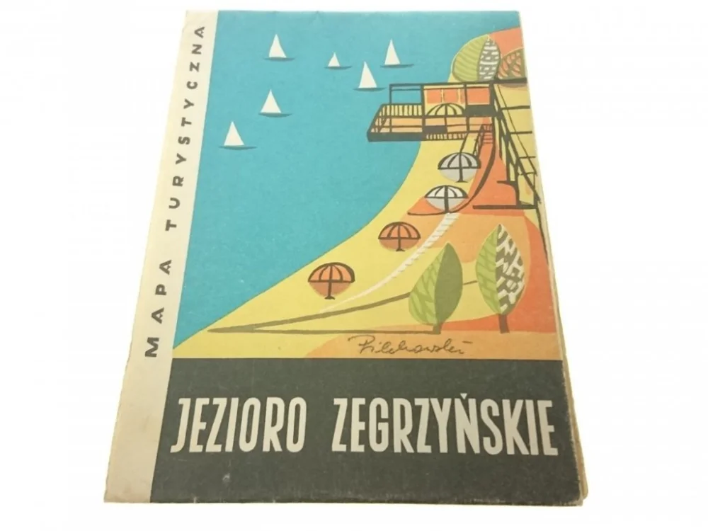 Hit sprzedaży JEZIORO ZEGRZYŃSKIE. MAPA TURYSTYCZNA 1966