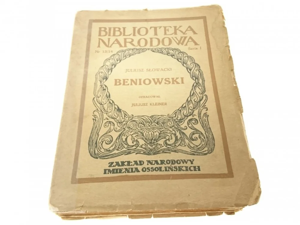 BENIOWSKI - Juliusz Słowacki 1949 Ekspresowa dostawa