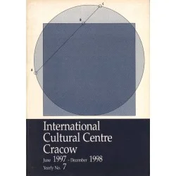 Hit sprzedaży INTERNATIONAL CULTURAL CENTRE CRACOW JUNE1997-DECEMBER 1998. YEARLY NO. 7