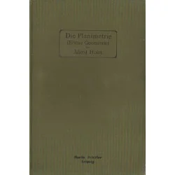 Cena promocyjna DIE PLANIMETRIE (EBENE GEOMETRIE) Alfred Holzt