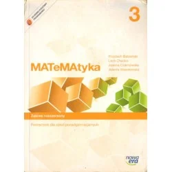 Oferta czasowa MATEMATYKA 3. ZAKRES ROZSZERZONY. PODRĘCZNIK DLA SZKÓŁ PONADGIMNAZJALNYCH