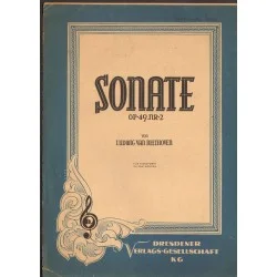 Cena promocyjna SONATE OP. 49, NR 2 Ludwig van Beethoven