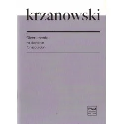 DIVERTIMENTO NA AKORDEON Andrzej Krzanowski Nowość