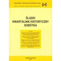ŚLĄSKI KWARTALNIK HISTORYCZNY SOBÓTKA NR 1 2013 Okazja