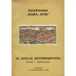 Premium 22 AUKCJA ANTYKWARYCZNA. KSIĄŻKI - KARTOGRAFIA