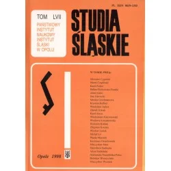 Sprawdź teraz STUDIA ŚLĄSKIE TOM 57