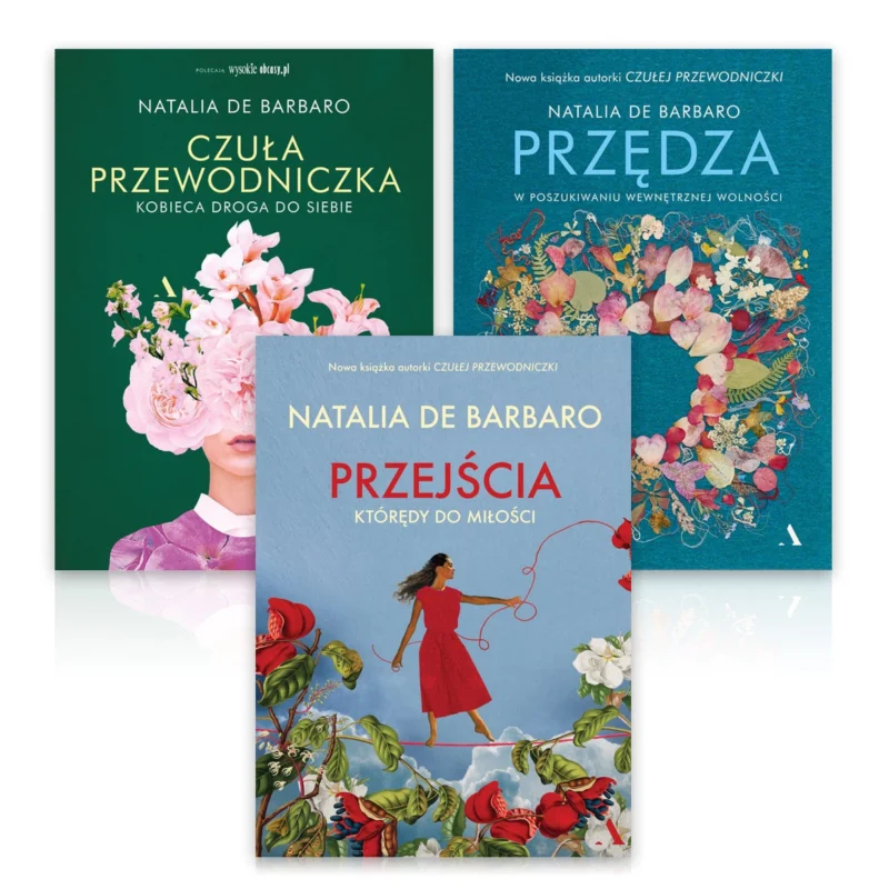 Pakiet 3 książek Natalii de Barbaro: Czuła przewodniczka, Przędza i PrzejściaNatalia de Barbaro Niska cena